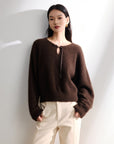 EP YAYING Yak Wool Knitted Sweater