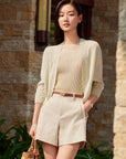 YAYING Knit Cardigan with Silk Blend EPJES9117AJ
