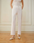 YAYING Triacetate Straight Pants