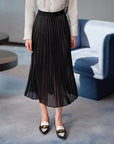 YAYING Pleated Midi Skirt