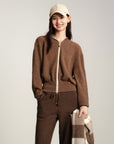 EP YAYING Hooded Knitted Wool Sweater
