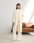 EP YAYING Double-Faced Wool Overcoat