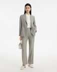 EP YAYING Silk White Shirt