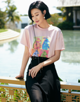 YAYING Pink Triacetate T-shirt