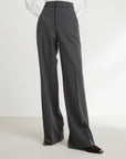EP YAYING Wool Wide-Leg Pants