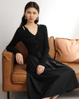 EP YAYING Faux Two-Piece Dress