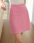 YAYING Tweed Parisian-Style Skirt