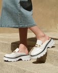 EP YAYING College Style Half-drag Loafers
