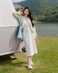 EP YAYING A-line Denim Skirt