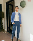 YAYING Blue Button Shirt