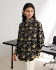 EP YAYING Chinese Style Jacquard Shirt