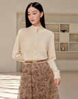 YAYING Wool Cashmere Knitted Cardigan