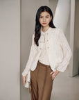 EP YAYING Chinese Style Small Stand-Collar Jacket