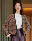 EP YAYING Houndstooth jacket