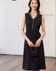 YAYING Silk Sleeveless Dress