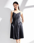 EP YAYING Silk Slip Dress