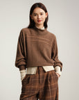 EP YAYING Yak Wool Cashmere Knitted Sweater