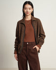 EP YAYING Yak Wool Knitted Cardigan