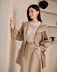 YAYING Wool Trench Coat EPJAW7305AE