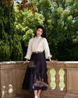 YAYING National Style Embroidered Horse Face Skirt