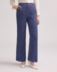 YAYING Textured Straight Leg Pants
