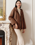 YAYING Hooded Drawstring Cotton Coat