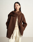 EP YAYING Double-Sided Wool Coat