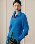 EP YAYING Wool Cashmere Knitted Cardigan