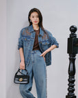EP YAYING Retro Denim Jacket