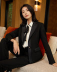 YAYING Merino Wool Suit Jacket