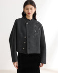 EP YAYING Sheep Wool National Style Coat