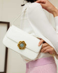 YAYING Rotating Peony Clasp Square Bag