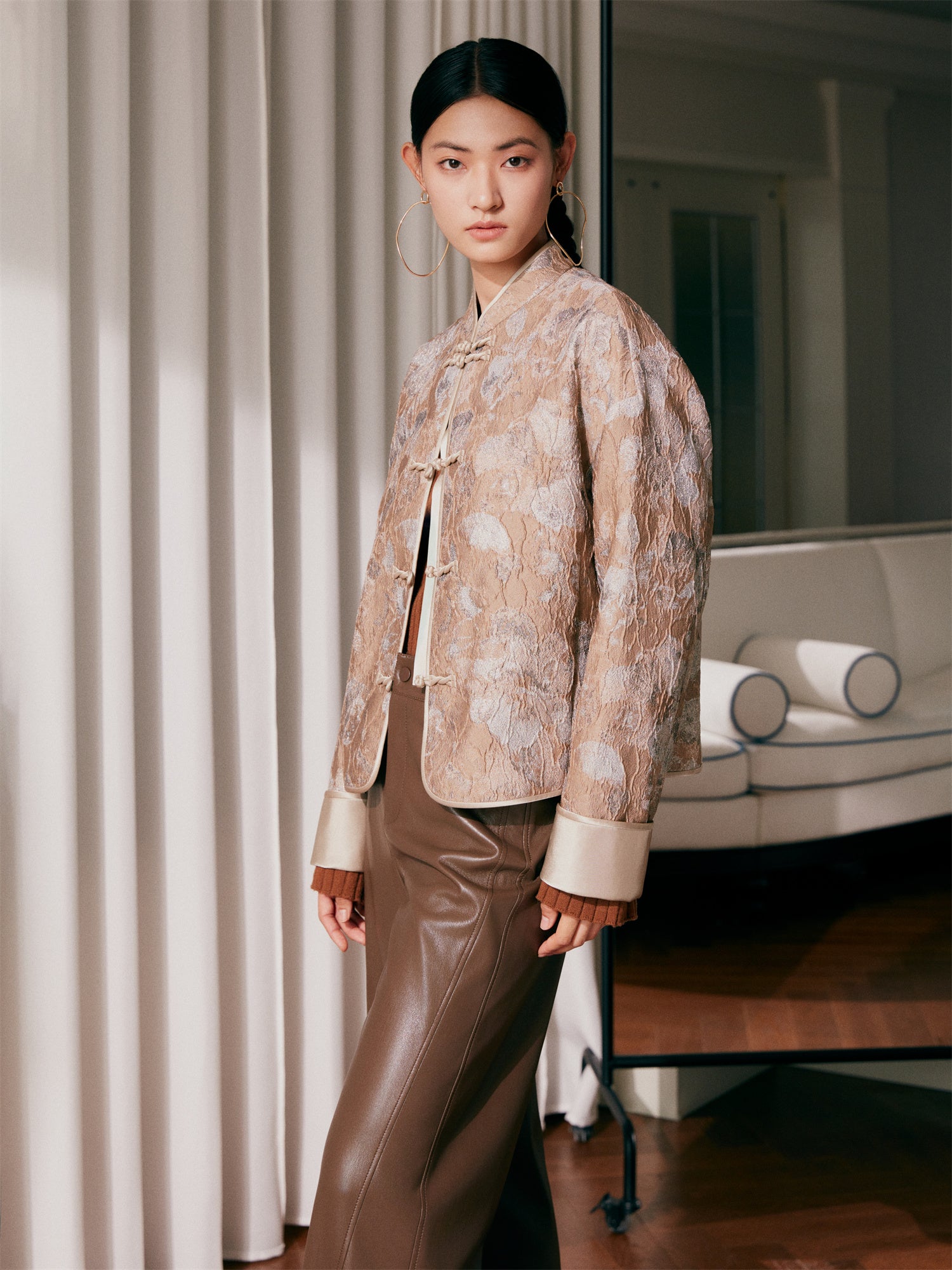 EP YAYING YAYING National Style Stand Collar Jacket