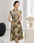 YAYING elegant floral print dress