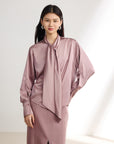 EP YAYING Silk Long-Sleeve Shirt