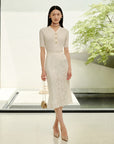YAYING Mermaid Hem Floral Dress