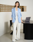 EP YAYING Silk Blazer