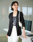EP YAYING Silk Blazer