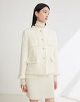 EP YAYING Parisian-Inspired Cotton Jacket