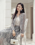 YAYING Water-Soluble Lace Knit Cardigan