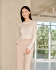 YAYING Crew Neck wool Knit Sweater