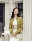 YAYING Wool Cashmere Knitted Cardigan