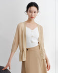 YAYING Mulberry Silk Knit Cardigan