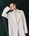 EP YAYING Alashan Cashmere Coat