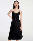 EP YAYING Black Strappy Dress