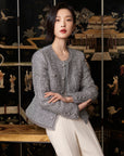YAYING Parisian-style Bouclé Jacket