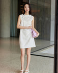 EP YAYING Silk Embroidered Dress