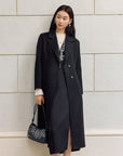 EP YAYING Double-Sided Wool Midi Coat