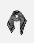 EP YAYING Silk Letter Print Scarf