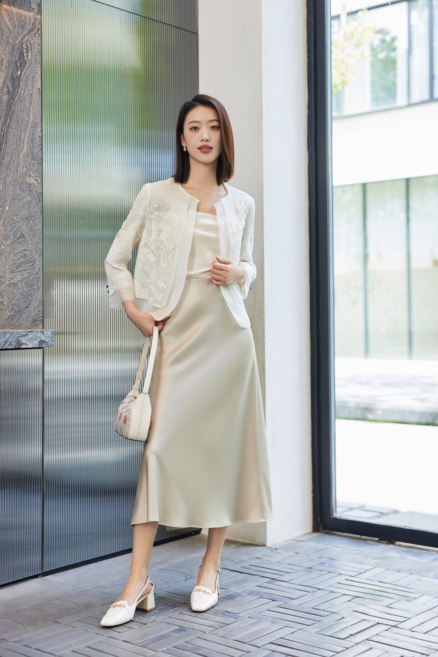 EP YAYING New Chinese Style Silk Jacket